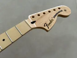 22 FRET STRAT ELECTRIC GUITAR NECK GLOSS MAPLE FOR DIY FENDER REPLACE BIG HEAD