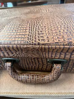 TELECASTER GUITAR CASE * NASH FAUX ALLIGATOR * SUPER CLEAN * CASE CANDY * FENDER