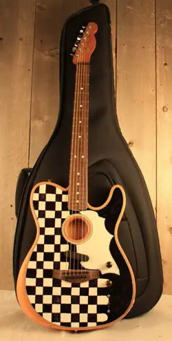 FENDER ACOUSTASONIC PLAYER TELECASTER CUSTOM ART GUITAR  