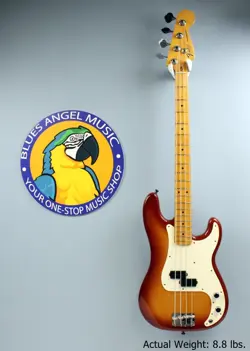 VINTAGE 1983 FENDER AMERICAN STANDARD PRECISION BASS, SIENNA SUNBURST, MAPLE FB