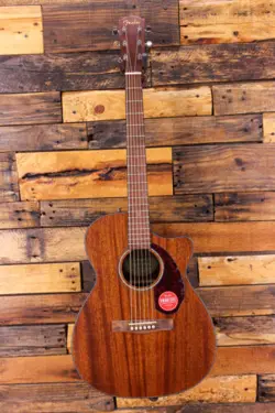 FENDER CC-60SCE ALL-MAHOGANY LIMITED-EDITION ACOUSTIC-ELECTRIC NATURAL ISSUE