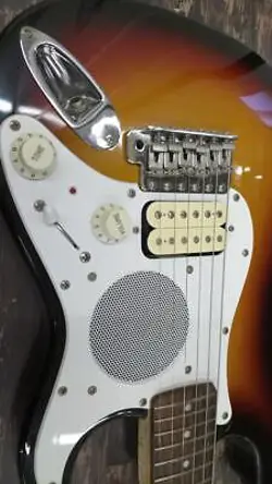 FENDER JAPAN ST-CHAMP GUITAR WITH BUILT-IN AMPLIFIER SAFE DELIVERY FROM JAPAN