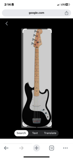 FENDER BRONCO BASS GUITAR