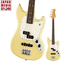 FENDER PLAYER II MUSTANG BASS PJ HIALEAH YELLOW ELECTRIC BASS BRAND NEW