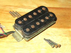 FENDER 2006 USA BLACK DH 1 HUMBUCKER BRIDGE PICKUP