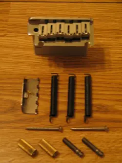 FENDER 2006 USA CHROME AMERICAN DELUXE STRATOCASTER TREMOLO BRIDGE