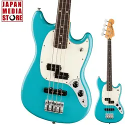 FENDER PLAYER II MUSTANG BASS PJ AQUATONE BLUE ELECTRIC BASS BRAND NEW