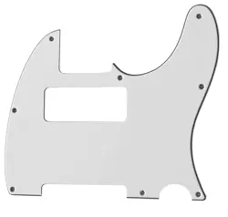 3 PLY WHITE FOR ESQUIRE FENDER TELECASTER 8-HOLE P90 STYLE GUITAR PICKGUARD