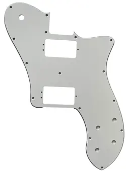 3 PLY WHITE FOR FENDER PROFESSIONAL TELE DELUXE SHAWBUCKER GUITAR PICKGUARD