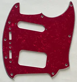 4 PLY RED PEARL PICKGUARD FIT FENDER KURT COBAIN JAG-STANG STYLE GUITAR PARTS