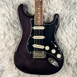 FENDER FSR MADE IN JAPAN HYBRID II STRATOCASTER TRANS BLACK ELECTRIC GUITAR