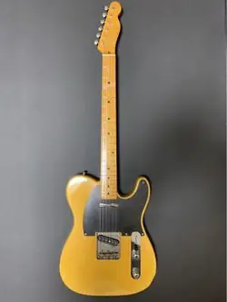 FENDER JAPAN ELECTRIC GUITAR TELECASTER YELLOW USED WITH GIGBAG FROM JAPAN