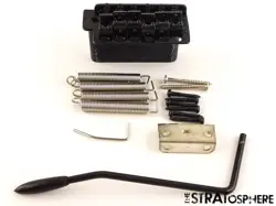 USED WILKINSON VINTAGE TREMOLO FOR FENDER STRATOCASTER STEEL   BLACK SALE!