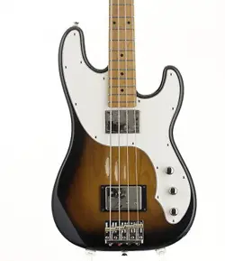 ELECTRIC BASS GUITAR USED FENDER MODERN PLAYER TELECASTER SUNBURST ALDER MAPLE