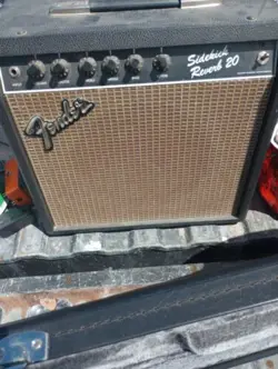 RARE VINTAGE FENDER SIDEKICK REVERB 20 GUITAR AMP AMPLIFIER