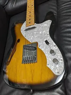 FENDER JAPAN TN72-93 TELECASTER THINLINE NATURAL CRAFTED IN JAPAN 2006-2008