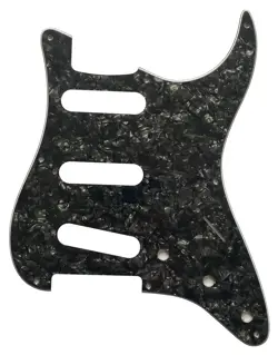 4 PLY BLACK PEARL FOR US FENDER 57' 8 SCREW STRATOCAST STYLE GUITAR PICKGUARD