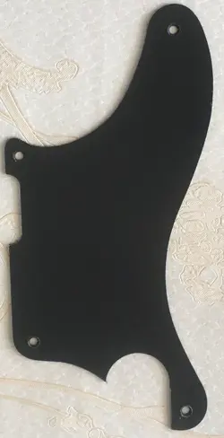 FOR FENDER TELE CABALLO TONO LIGERO GUITAR PICKGUARD,1 PLY BLACK