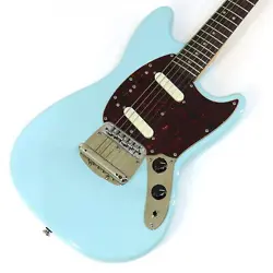 SQUIER BY FENDER CLASSIC VIBE 60S MUSTANG SONIC BLUE USED POPLAR BODY MAPLE NECK