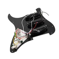 LOADED PICKGUARD 3 SINGLE COIL WIRE PLATE PARTS FOR FENDER STRAT ELECTRIC GUITAR