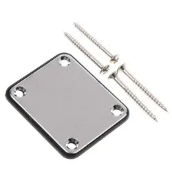 ELECTRIC GUITAR NECK PLATE W/ MOUNTING SCREW FOR FENDER STRATOCASTER TELECASTER