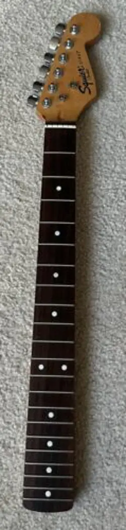 2000 SQUIER BY FENDER SE LOADED STRATOCASTER NECK 60'S HEADSTOCK VERY NICE!