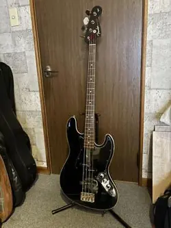 FENDER JAPAN ELECTRIC BASS GUITAR AERODYNE JAZZ BASS BLACK USED PRODUCT
