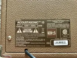 FENDER ACOUSTASONIC 15 TWO CHANNEL 15W ACOUSTIC GUITAR COMBO AMPLIFIER MINT