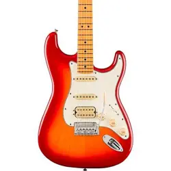 FENDER PLAYER II STRATOCASTER HSS CHAMBERED ASH BODY MAPLE FB GUITAR AGED C BRST