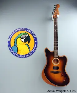 FENDER ACOUSTASONIC PLAYER JAZZMASTER ACOUSTIC-ELECTRIC GUITAR, 2-COLOR SUNBURST