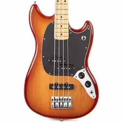 USED FENDER PLAYER MUSTANG BASS PJ MAPLE - SIENNA SUNBURST