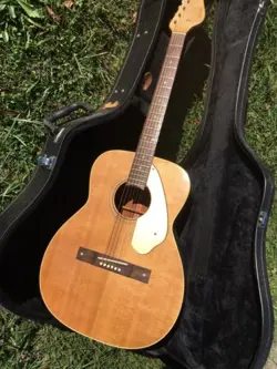 VINTAGE FENDER MALIBU ACOUSTIC GUITAR