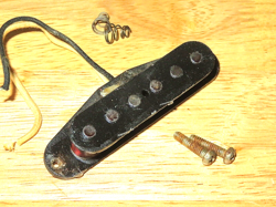 FENDER 1967 BLACK BOTTOM MUSTANG DUO SONIC OR MUSIC MASTER BRIDGE PICKUP