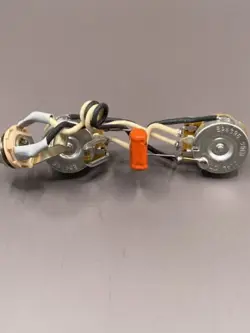 FENDER P BASS WIRING HARNESS CTS SOLID SHAFT .047 ORANGE DROP