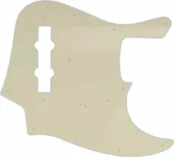 WD CUSTOM PICKGUARD FOR FENDER VINTAGE 1962-1964 JAZZ BASS #55 PARCHMENT 3 PLY