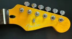 ROSEWOOD/MAPLE ELECTRIC GUITAR NECK WITH TUNERS FITS FENDER CUSTOM SHOP STRAT