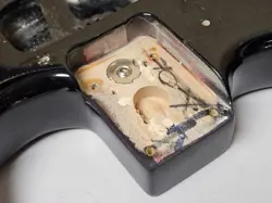 2005 FENDER AMERICAN STANDARD STRATOCASTER ALDER BODY BLACK - USA STRAT GUITAR