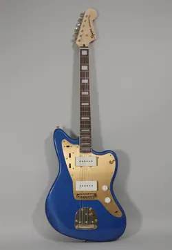 2022 SQUIER 40TH ANNIVERSARY JAZZMASTER GOLD EDITION LAKE PLACID BLUE
