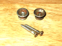 FENDER 1967  NICKEL STRAP KNOBS
