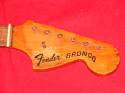 FENDER 1967 VENEER ROSEWOOD BRONCO NECK