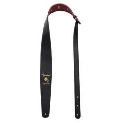 FENDER KEN SIGATURE STRAP BLACK/RED GUITAR