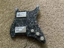 BLACK PEARL LOADED PICKGUARD FOR FENDER/SQUIRE STRATOCASTER