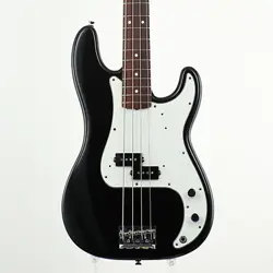 FENDER USA AMERICAN STANDARD PRECISION BASS BLACK USED 2010 W/HARD CASE