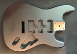 ALDER MATTE HOT ROD BLACK UNIVERSAL GUITAR BODY FITS FENDER CUSTOM SHOP STRAT #5