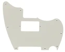 1 PLY WHITE FOR FENDER WARMOTH MJT TELEMASTER JAZZCASTER PAF GUITAR PICKGUARD