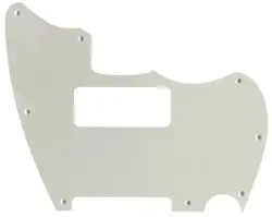 1 PLY WHITE FOR FENDER WARMOTH MJT TELEMASTER JAZZCASTER P90 GUITAR PICKGUARD
