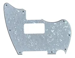 WHITE PEARL FOR FENDER WARMOTH MJT TELEMASTER JAZZCASTER TV GUITAR PICKGUARD