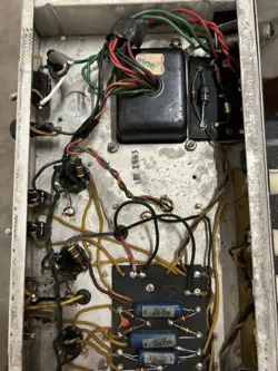 1963 FENDER BROWNFACE BASSMAN TUBE AMP HEAD MODEL 6G6-B VINTAGE RARE WORKS!