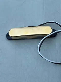 FENDER TELECASTER AMERICAN STANDARD NECK PICKUP GOLD COVER LONG LEADS