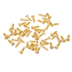 50 SCREWS  PLATING 3MM FOR FENDER   ELECTRIC GUITAR PICKGUARD S2W7
